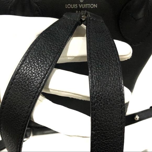 Authentic Louis Vuitton Taurillon Black Leather Lockme Backpack - Picture 9 of 15